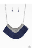 My Pharaoh Lady - Blue Paparazzi Necklace