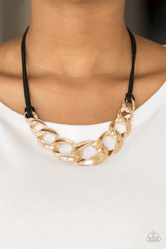 Naturally Nautical - Gold Paparazzi Necklace