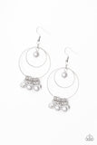 New York Attraction - Silver Paparazzi Earrings