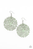 Ocean Paradise - Green Paparazzi Earrings