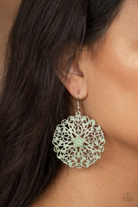 Ocean Paradise - Green Paparazzi Earrings