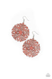 Ocean Paradise - Orange Paparazzi Earrings