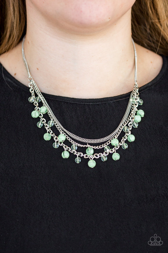 Ocean Odyssey - Green Paparazzi Necklace