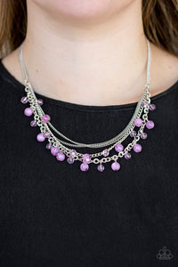 Ocean Odyssey - Purple Paparazzi Necklace