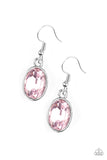 Oceans Away - Pink Paparazzi Earrings