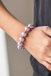 One Woman Show STOPPER - Purple Paparazzi Bracelet