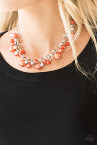 The Upstater - Orange Paparazzi Necklace