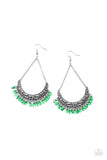 Orchard Odyssey - Green Paparazzi Earrings