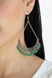 Orchard Odyssey - Green Paparazzi Earrings