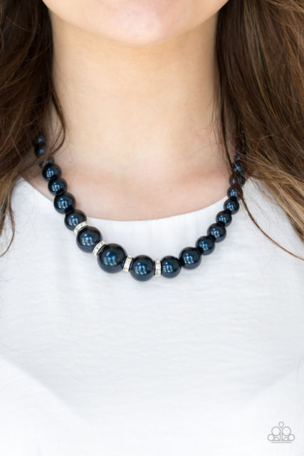 Party Pearls - Blue Paparazzi Necklace