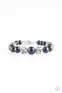 Pearls and Parlors - Blue Paparazzi Bracelet