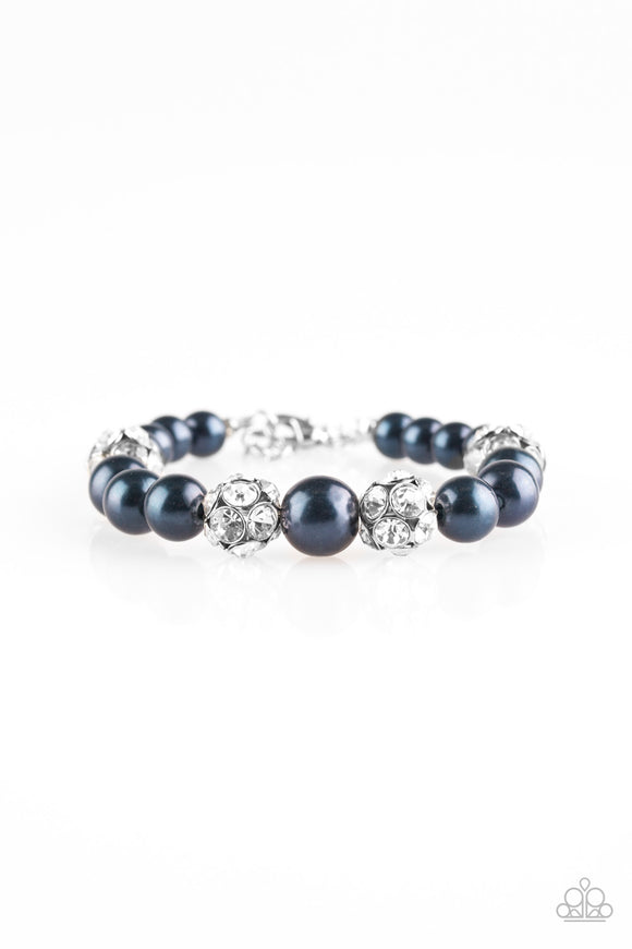 Pearls and Parlors - Blue Paparazzi Bracelet