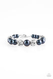 Pearls and Parlors - Blue Paparazzi Bracelet