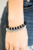 Perfect Posh-ture - Black Paparazzi Bracelet