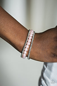 Perfect Posh-ture - Pink Paparazzi Bracelet