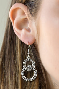 Perfect Zen - Silver Paparazzi Earrings