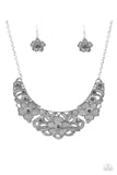 Petunia Paradise - Silver Paparazzi Necklace