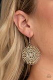 PINWHEEL and Deal - Brown Paparazzi Earrings