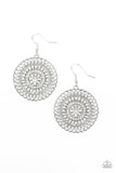 PINWHEEL and Deal - Silver Paparazzi Earrings