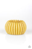 Naturally Nomad - Yellow Paparazzi Bracelet