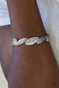 Popular Be-Leaf - Silver Paparazzi Bracelet