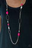 Popular Demand - Pink Paparazzi Necklace