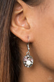 Pretty Perennial - Pink Paparazzi Earrings