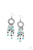 Primal Prestige - Blue Paparazzi Earrings