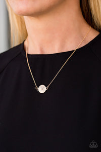 Pristinely Pasadena - Gold Paparazzi Paparazzi Necklace Set