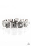 Radiantly Riviera - Silver Paparazzi Bracelet