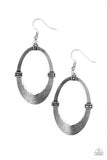 Radiantly Rural - Silver Paparazzi Earrings