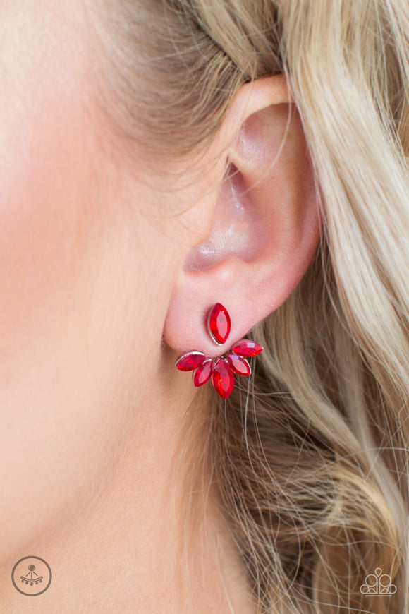 Radical Refinement - Red Paparazzi Earrings