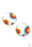 Rainbow Horizons - Multi Paparazzi Earrings