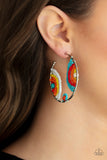 Rainbow Horizons - Multi Paparazzi Earrings