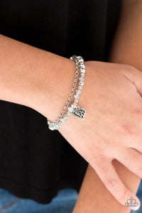 Rare Romance - Silver Paparazzi Bracelet