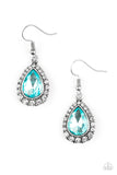 Ready Set Glow - Blue Paparazzi Earrings