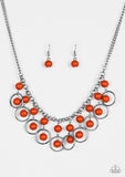 Really Rococo - Orange Paparazzi Necklace