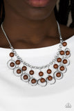 Really Rococo - Brown Paparazzi Necklace