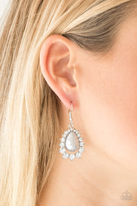 Regal Renewal - Silver Bling Paparazzi Earrings