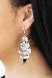 Resplendent Reflection - Silver Paparazzi Earrings