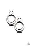 Retro Revolution - Black Paparazzi Earrings