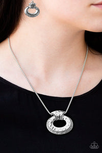 Retro Rebel - Silver Paparazzi Necklace