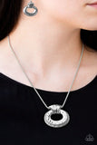 Retro Rebel - Silver Paparazzi Necklace