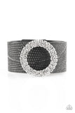 Ring In The Bling - Black Bling Paparazzi Bracelet Wrap