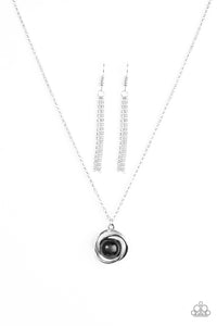 Ripple Effect - Black Paparazzi Necklace