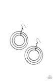 Rippling Radiance - Black Paparazzi Earrings