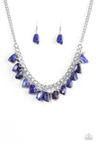 Rocky Shores - Blue Paparazzi Necklace