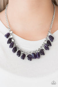 Rocky Shores - Purple Paparazzi Necklace