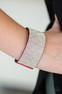 Roll With The Punches - Red Paparazzi Bracelet Wrap