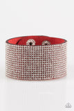 Roll With The Punches - Red Paparazzi Bracelet Wrap